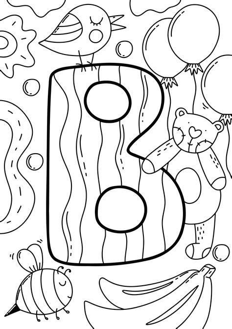 Coloring Pages Of The Letter B
