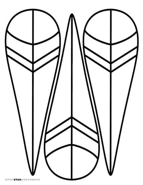 Coloring Pages Of Turkey Feathers