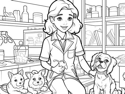 Coloring Pages Of Veterinarians