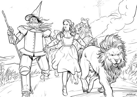 Coloring Pages Of Wizard Of Oz