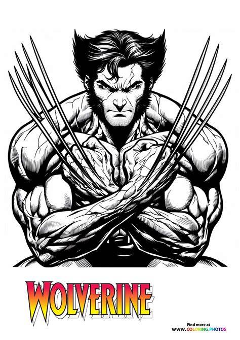 Coloring Pages Of Wolverine