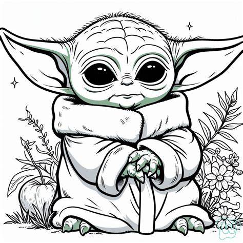 Coloring Pages Of Yoda