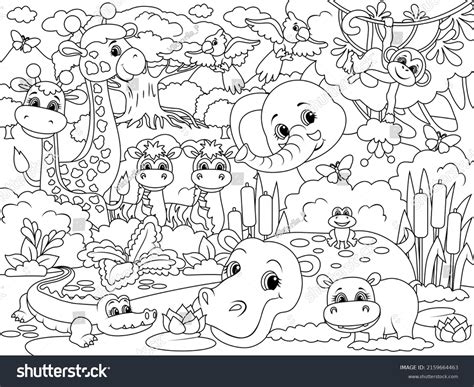 Coloring Pages Of Zoo Animals