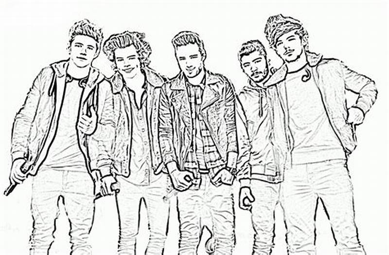 Coloring Pages One Direction