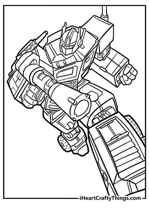 Coloring Pages Optimus Prime
