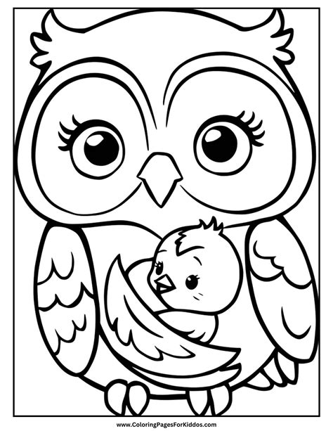 Coloring Pages Owls