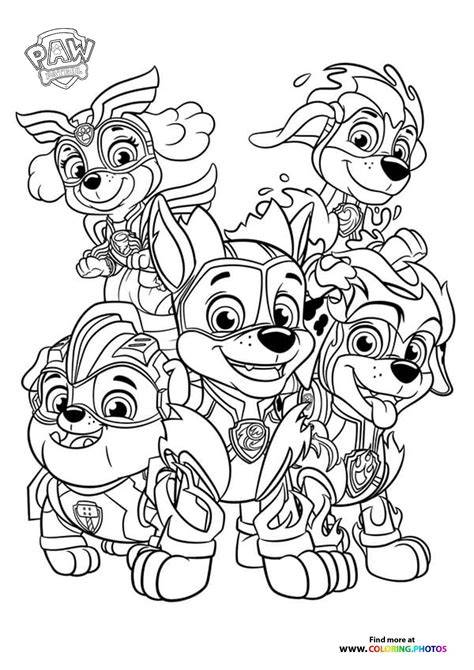 Coloring Pages Paw Patrol