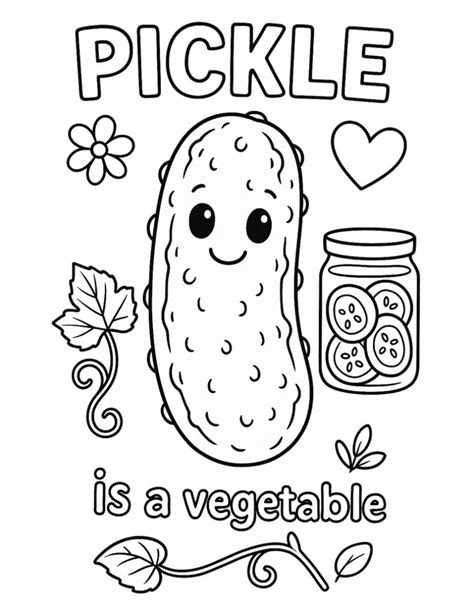 Coloring Pages Pickle