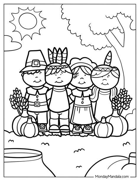 Coloring Pages Pilgrims