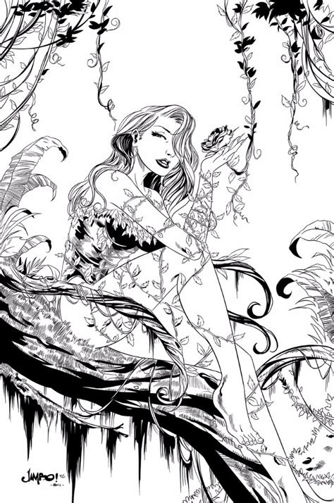 Coloring Pages Poison Ivy