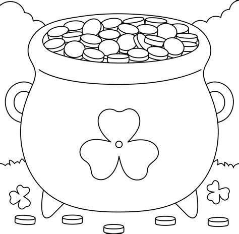 Coloring Pages Pot Of Gold