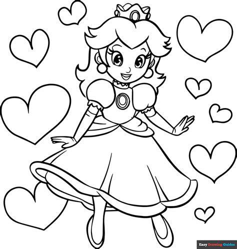 Coloring Pages Princess Peach