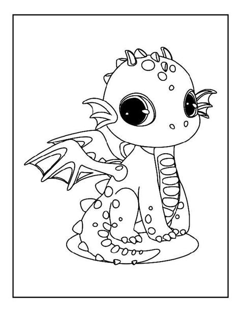 Coloring Pages Printable Dragon