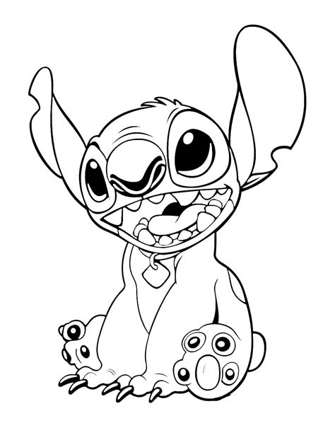 Coloring Pages Printable Stitch