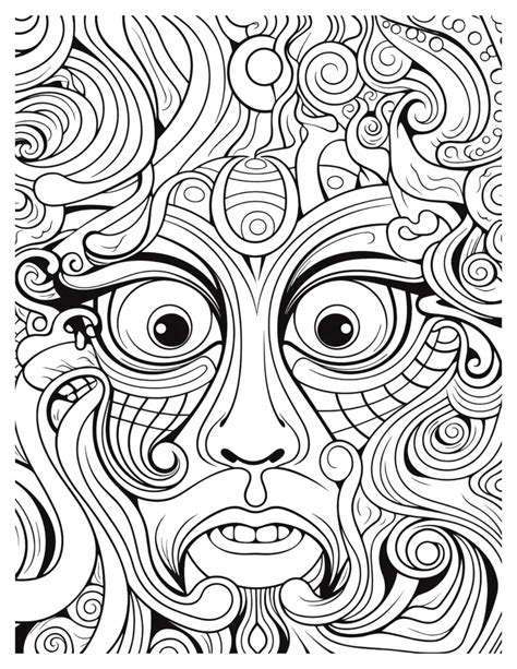 Coloring Pages Psychedelic
