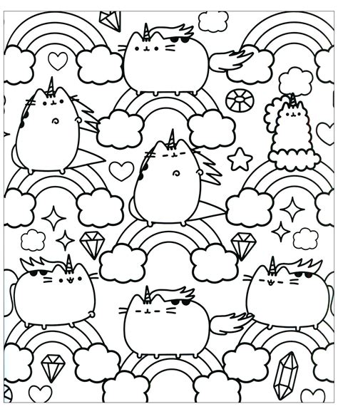 Coloring Pages Pusheen