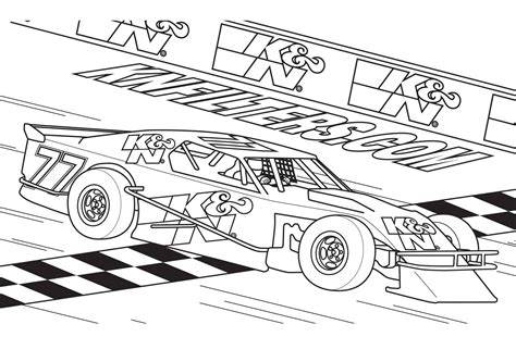 Coloring Pages Race Cars