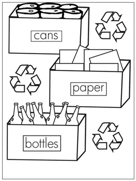 Coloring Pages Recycling