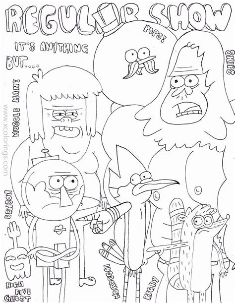 Coloring Pages Regular Show