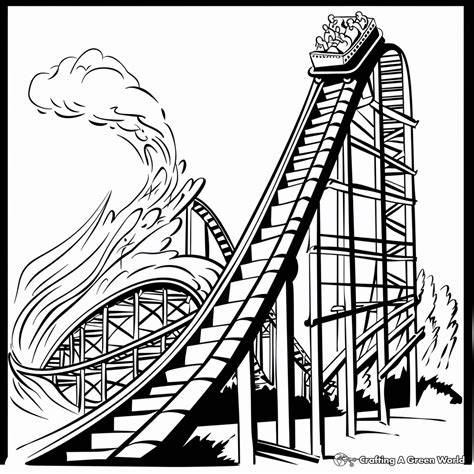 Coloring Pages Roller Coaster