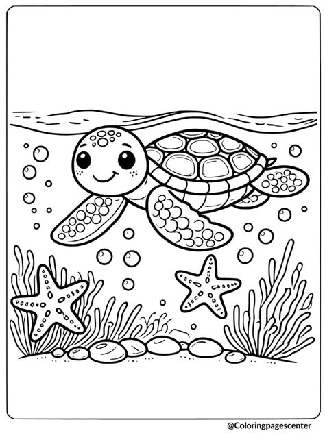 Coloring Pages Sea Turtle