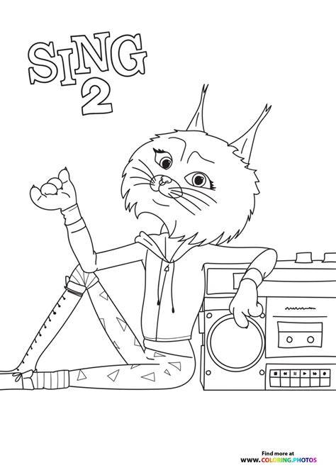 Coloring Pages Sing