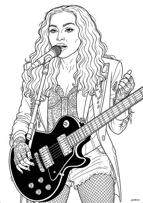 Coloring Pages Singers