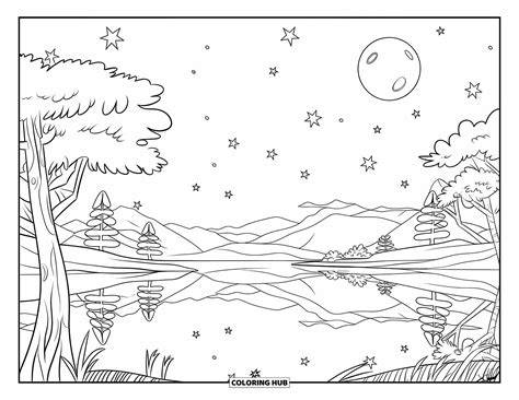 Coloring Pages Sky