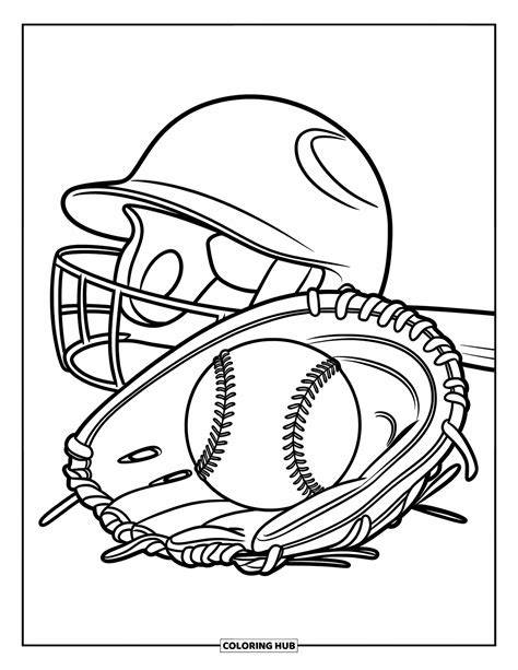 Coloring Pages Softball