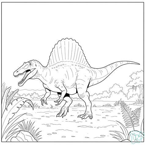 Coloring Pages Spinosaurus