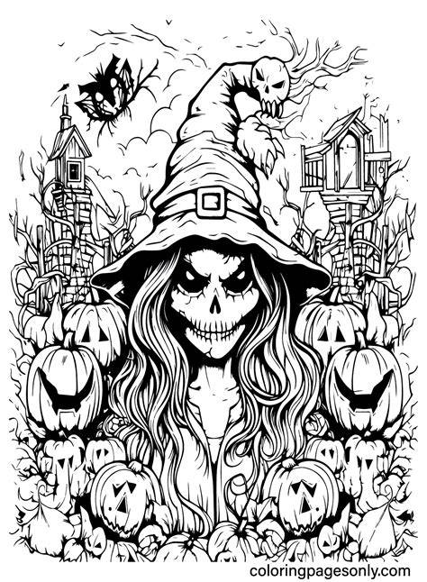 Coloring Pages Spooky