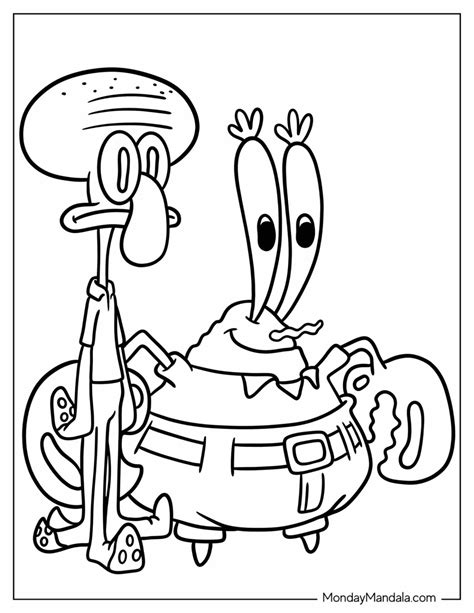 Coloring Pages Squidward