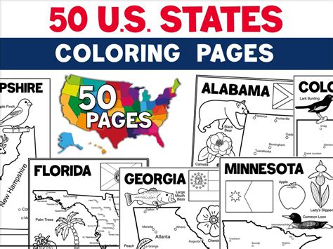 Coloring Pages States