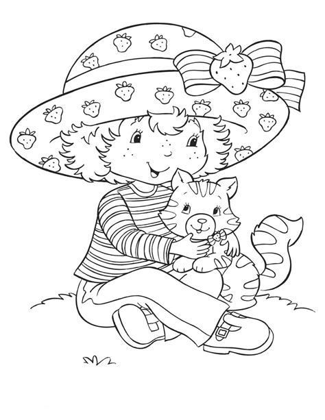 Coloring Pages Strawberry Shortcake