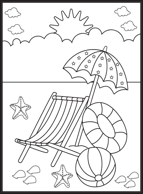 Coloring Pages Summer Winter