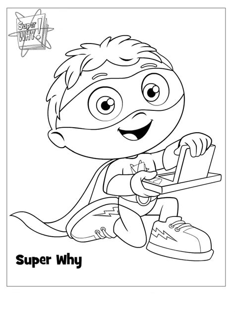 Coloring Pages Super Why