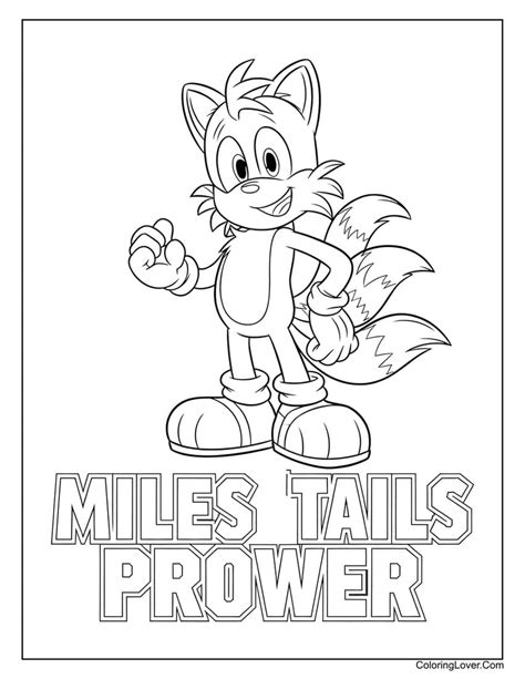 Coloring Pages Tails