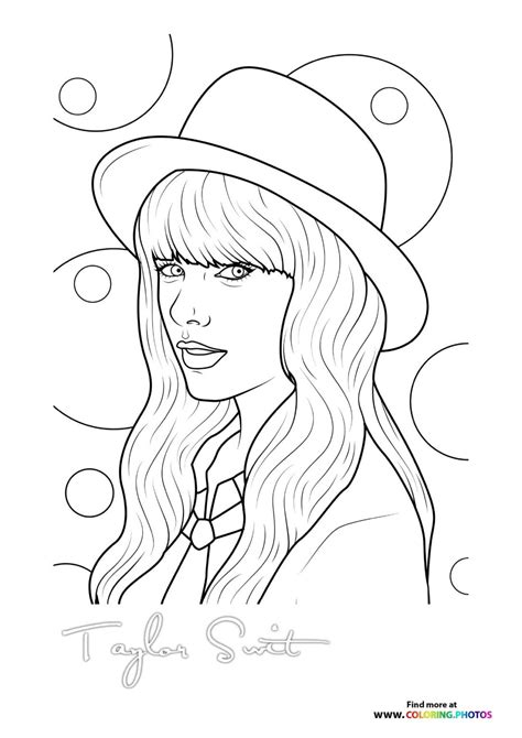 Coloring Pages Taylor Swift