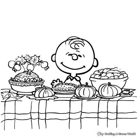 Coloring Pages Thanksgiving Charlie Brown