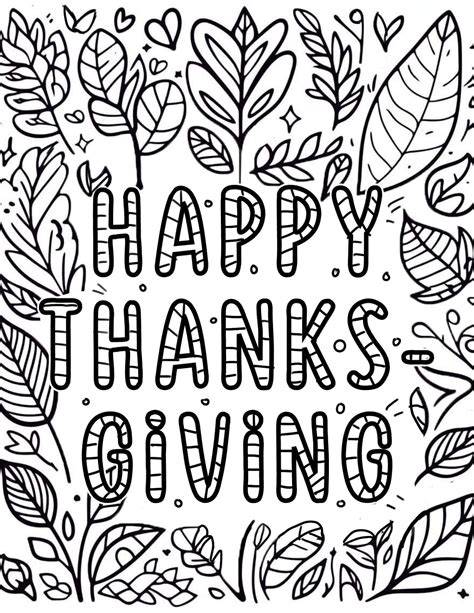 Coloring Pages Thanksgiving Hard