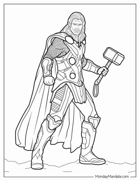 Coloring Pages Thor