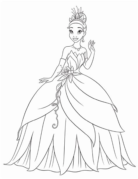 Coloring Pages Tiana