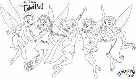 Coloring Pages Tinkerbell And Friends