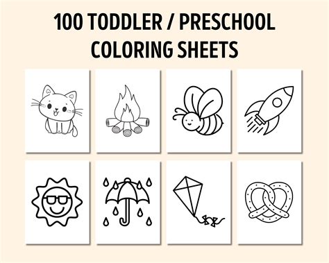 Coloring Pages Toddler Preschool
