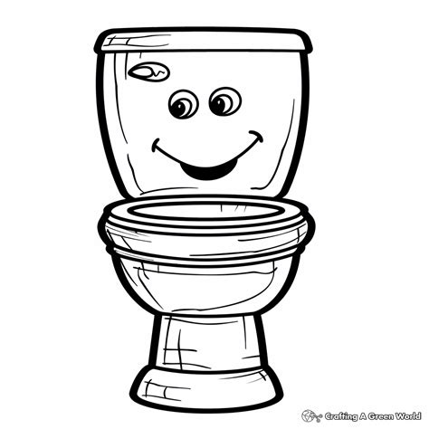 Coloring Pages Toilet