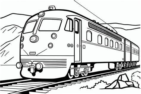 Coloring Pages Train