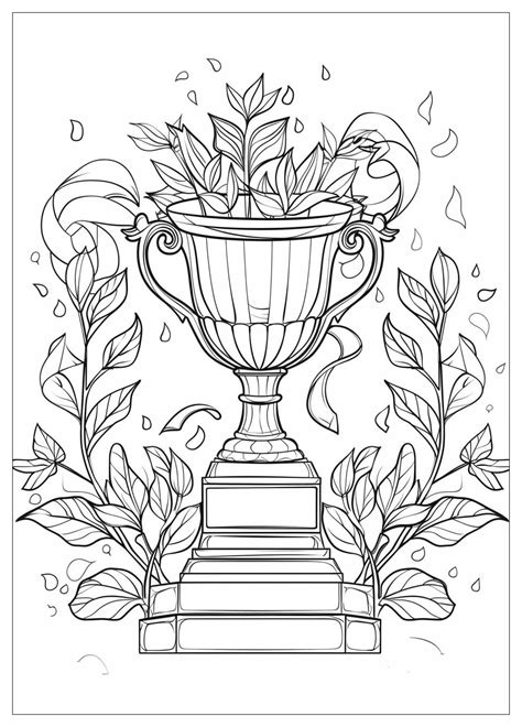Coloring Pages Trophy
