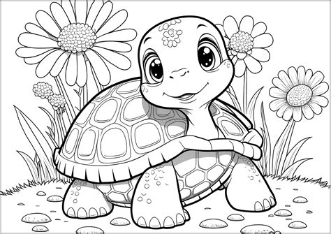 Coloring Pages Turtles