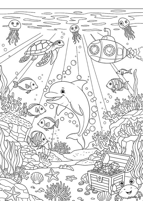 Coloring Pages Underwater