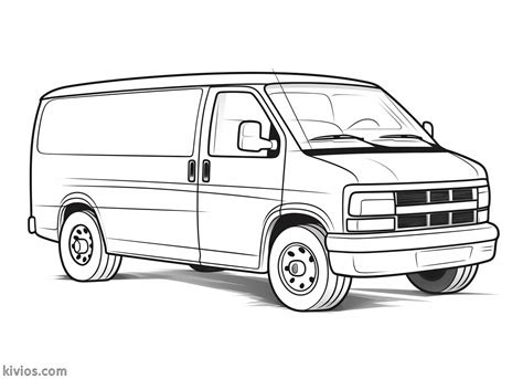 Coloring Pages Van